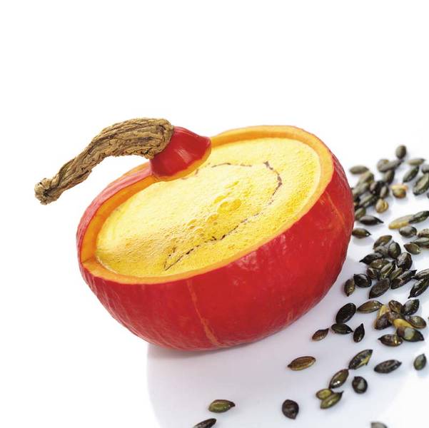 Kürbis-Orangen-Schaum-Suppe mit jungem Ingwer - Antiagingnews.net