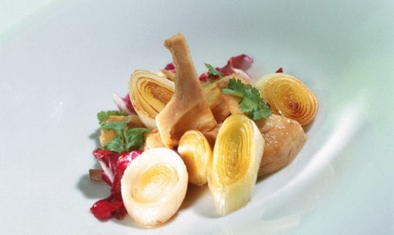Artischocken-Lauchgemüse mit lauwarmem Radicchio - Antiagingnews.net